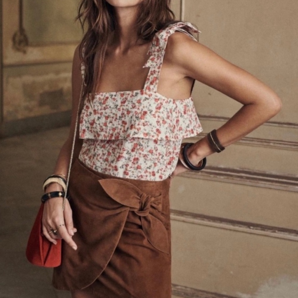 Sezane Isa top, floral print